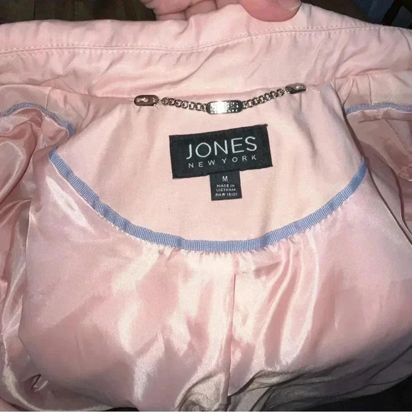 Jones NY Barbie Core, Pink, Rain Jacket, lined, w wrist ties & waist tie - Picture 4 of 12